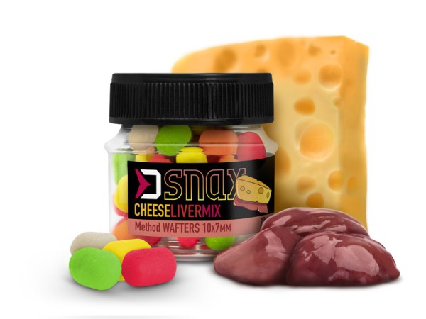 Delphin D Snax Wafter Fluo Mix 10x7mm 20g 8 Sorten Hookbaits