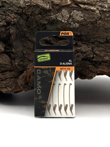 Fox Edges Camo D-Aligna Vorgeformter D-Rig Aligner mit Flippa Standard & XL