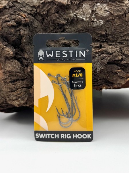 Westin Switch Rig Hook Haken Black Nickel Gr. 1 1/0 2/0 3/0 4/0