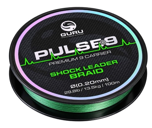 Guru Pulse 9 Braid Feeder-Geflecht Dunkelgrün 0,10mm 0,12mm 0,20mm 150m
