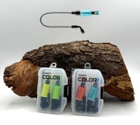 Delphin COLOR Hängebissanzeiger Set blau+rot grün+gelb