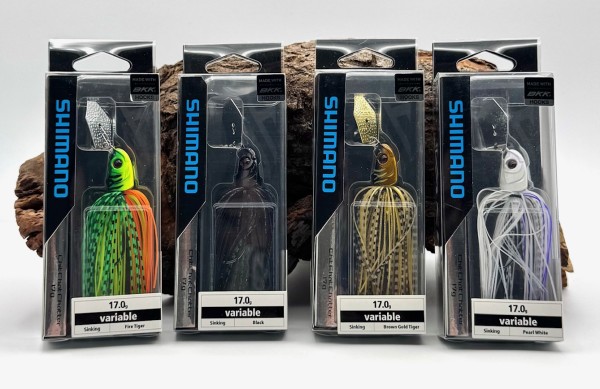 Shimano Yasei Chit Chat Chatter 17g Sinking Chatterbait mit BKK Haken