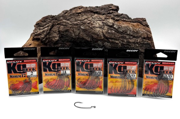 Decoy Kg High Power Offset Hook Worm17 Gr. 2 1 1/0 2/0 3/0