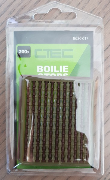 Spro C-Tec Boilie Stops 2 Racks 200 Stück Brown Green ABVERKAUF
