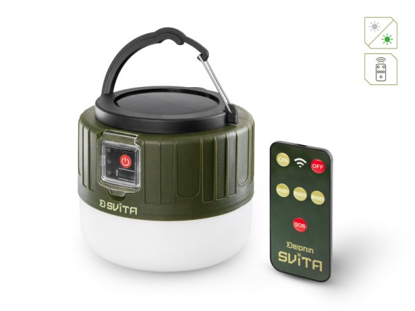 Delphin SVITA 4W 3600mAh Campinglampe mit Fernbedienung