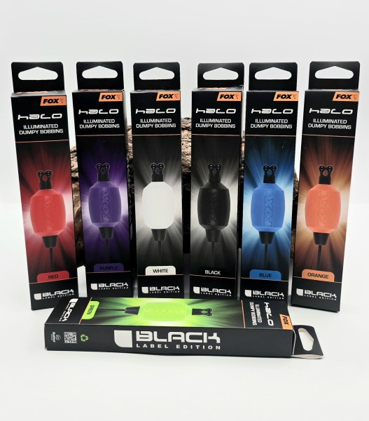 Fox Black Label Dumpy Halo Bobbins LED beleuchtet 7 Farben