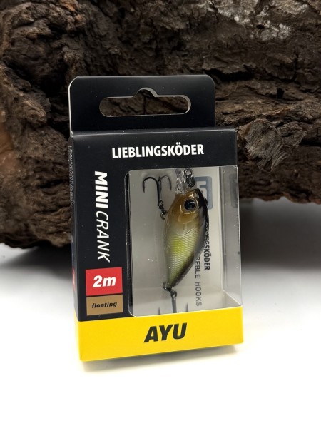 Lieblingsköder Mini Crank 2m Wobbler 35mm 3,8g Floating 16 Farben