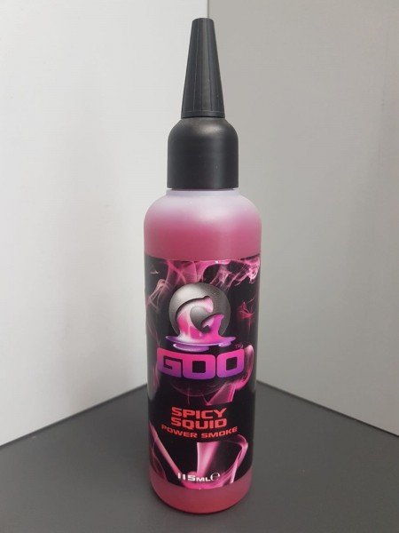 Korda Goo Flüssigattraktor Spicy Squid Power Smoke 115ml