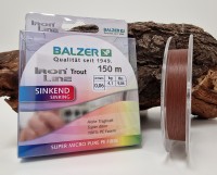 Balzer Iron Line Trout sinkend 150m 0,06mm 4,4kg Balzer Iron Line Trout sinkend 150m 0,06mm 4,4kg