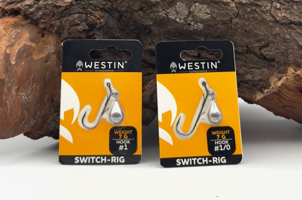 Westin Switch Rig Hook 7g Jig Haken mit Wechselgewicht Gr. 1 1/0