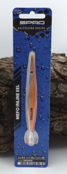 Spro Mefo Inline Eel 95mm 16g 6 Farben Meerforellenblinker Zink