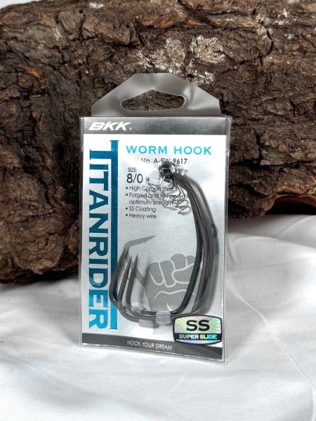 BKK Titanrider Worm Hook Weedless Super Slide