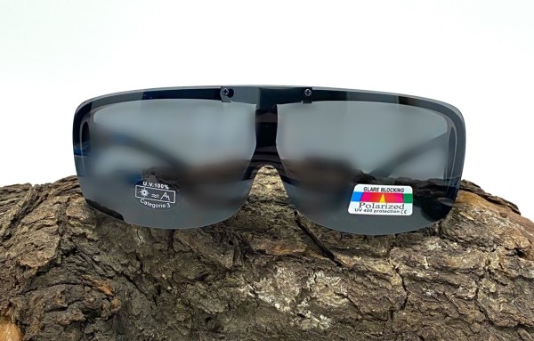 Balzer Polarisationsbrille Vienna Polavision Schwarze Gläser Sonnenbrille Überziehbrille