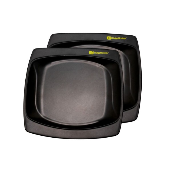 RidgeMonkey DLX Standard Plate 2 Teller Outdoor Geschirr BPA-frei
