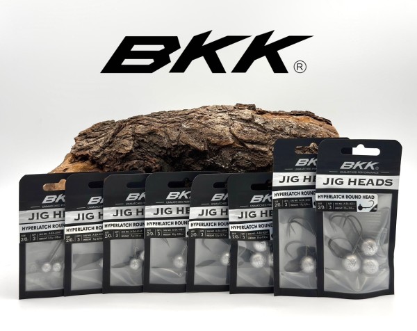 BKK Hyperlatch Round Head 2/0 Jighaken 3,5g - 20g mit Baitholder