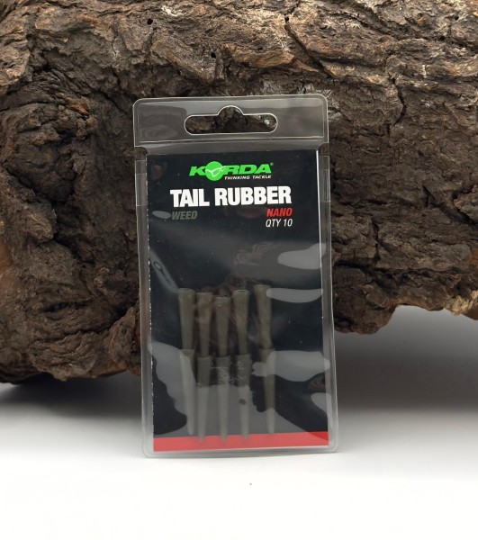 Korda Tail Rubber Nano Weed 10 Stück