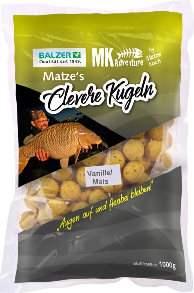 Balzer MK Boilies Matze´s Clevere Kugel 16/20mm 6 Sorten Mix 1kg