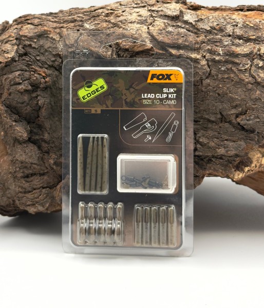 Fox Edges Camo Slik Lead Clip Kit Size 10