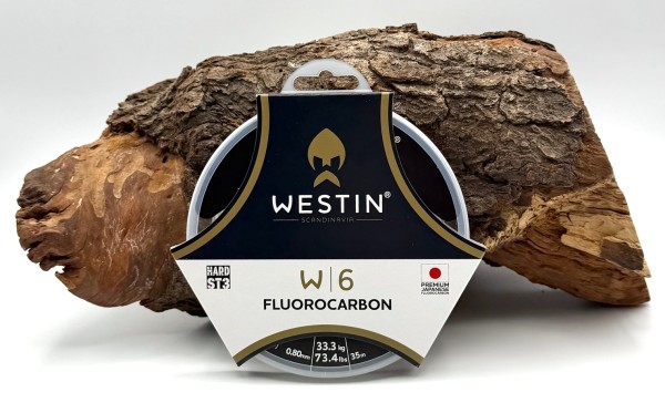 Westin W6 ST3 Fluorocarbon 0.80mm 33,3kg/73.4lbs 35m Clear Vorfachmaterial