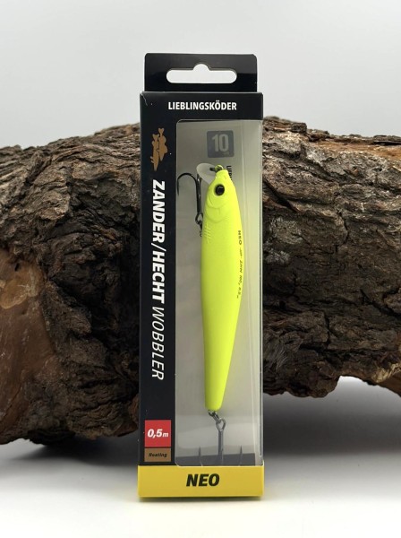 Lieblingsköder Zander/Hecht-Wobbler 10cm 15,0g 0,5m Tauchtiefe Floating 16 Farben