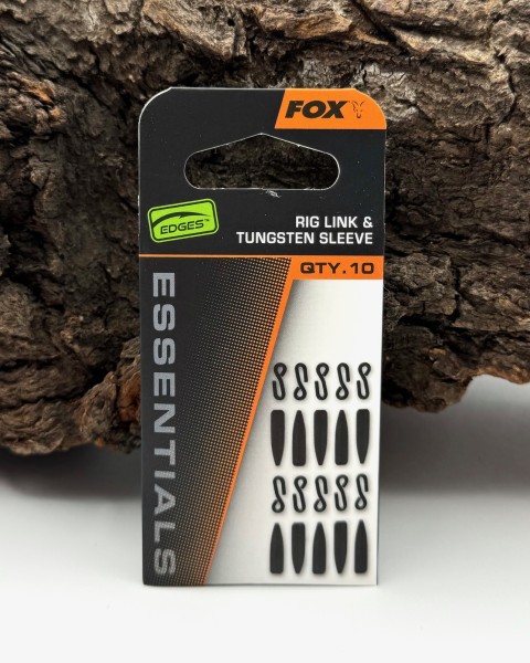 Fox Carp Edges Essentials Rig Link & Tungsten Sleeve 10 Stück