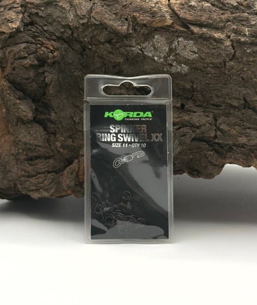 Korda Spinner Ring Swivel XX Size 11 10 Stück