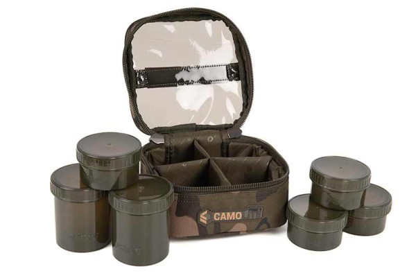 Fox Camolite 6 Pot Hookbait Case 17x16,5x9,5cm