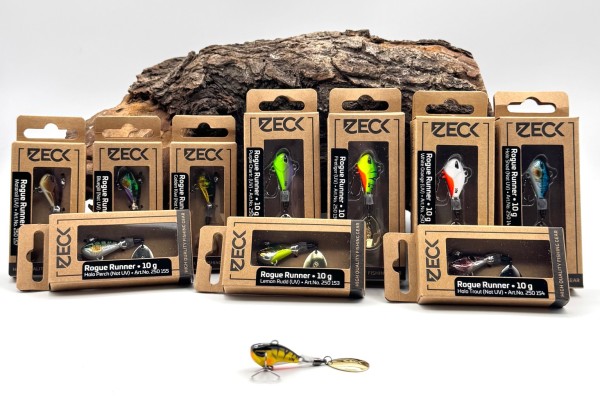 Zeck Rogue Runner Jig Spinner 10g 12 Farben Haken #10