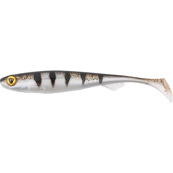 Fox Rage Naturals Slick Shad 7cm 2g Silver Halo Electric Flash Glitter Perch