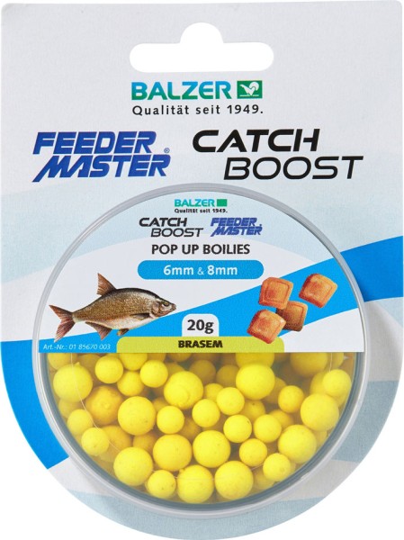 Balzer Catch Boost Method Feeder Pop Ups Boilies 6mm & 8mm