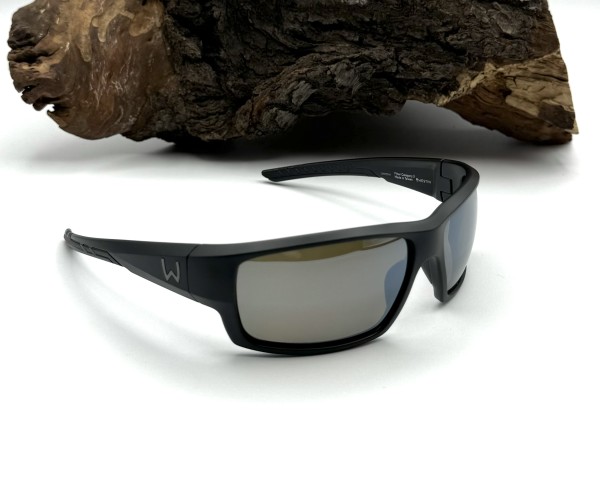 Westin W6 Sport 20 Matte Black LB Smoke LM Silver Flash AR Blue Polarisationsbrille
