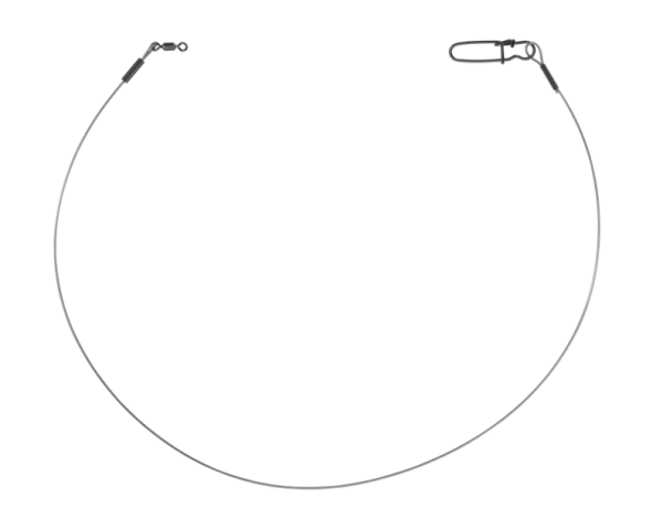 BKK 7x7 Wire Leader-HD mit Surelock Snap-52 Länge 40cm bis 14kg