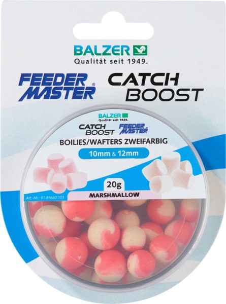 Balzer Catch Boost Method Feeder Boilies Wafter 10mm & 12mm zweifarbig