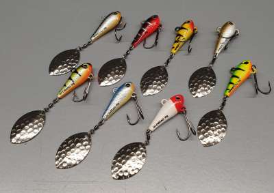 Cebo 10g Colores Firetiger Perch Lieblingsköder Spin Mad De 10g - Varios Colores Como Firetiger, Perch, Captain Charly Señuelo Giratorio