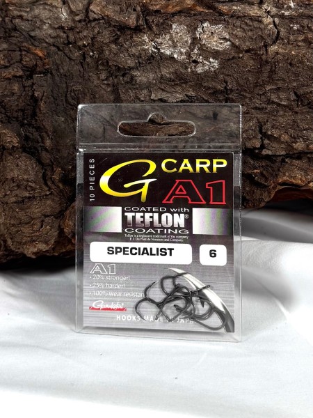 Gamakatsu G-Carp A1 Specialist Hook 4 6 Teflon Coating 10 Stück SALE
