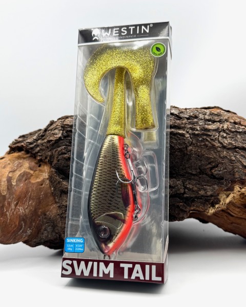 Westin Swim Tail Hybrid 12cm 68g Sinking 2 Tails 8 Farben