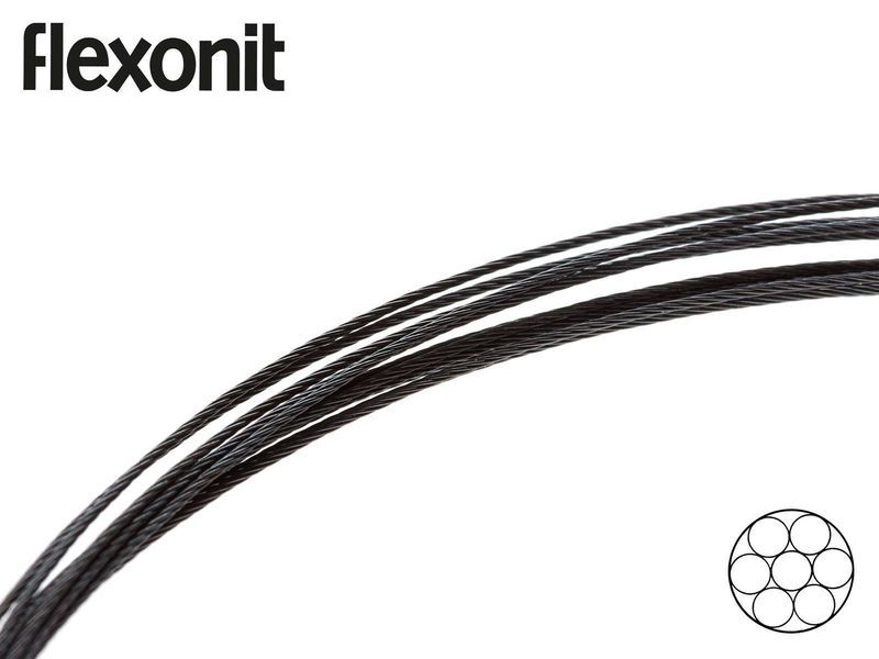 Flexonit EXPANDER 1x7 0.36 mm 11.5 Kg Stahlvorfach rostfrei Grau 2 10 m GERMANY 