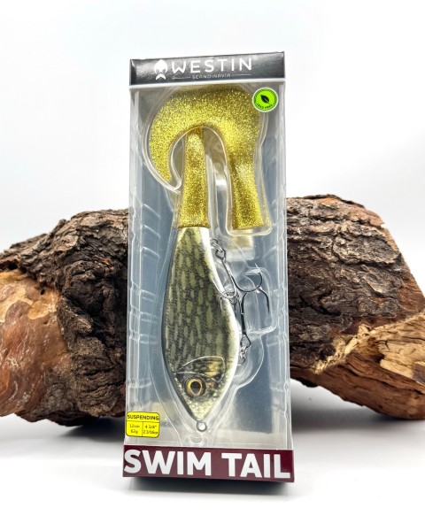 Westin Swim Tail Hybrid 12cm 62g Suspending 2 Tails 8 Farben