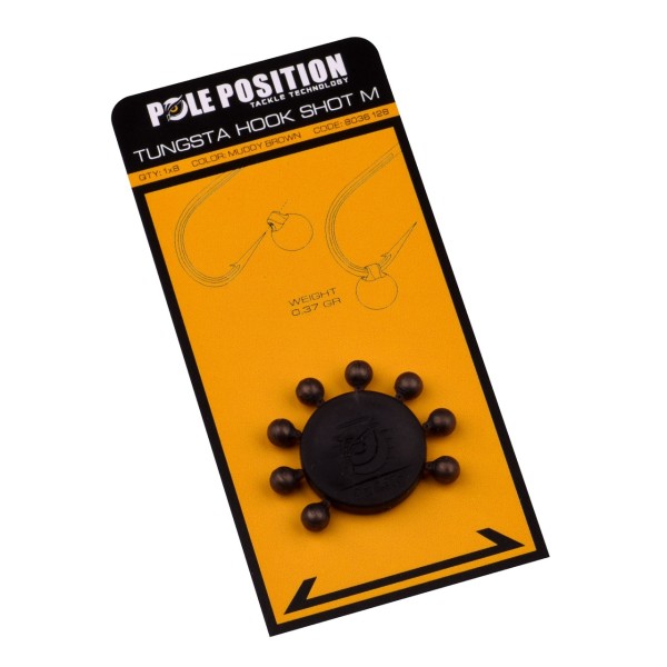 Pole Position Tungsta Hook Shot S 0,25g M 0,37g L 0,50g Tungsten Karpfen Rig Gewicht