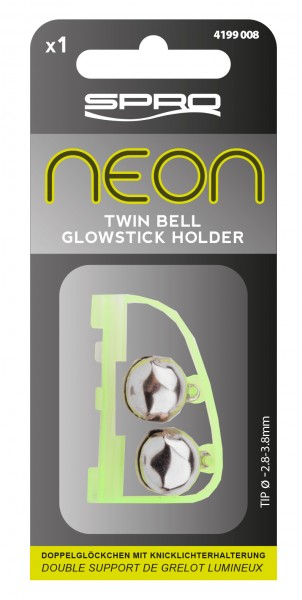 Spro Neon Clip On Double Bell Holder Aalglocke