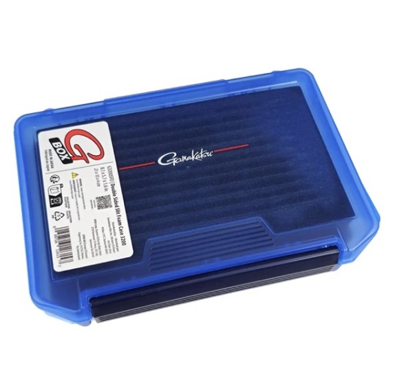 Gamakatsu G-Box 3200 Double Sided Slit Foam Utility Case Tacklebox 21x15x4cm