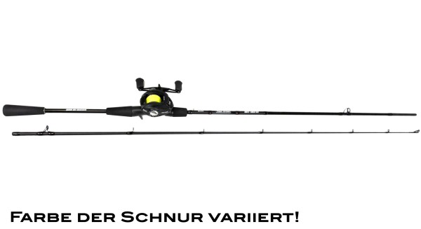 Spro Power Catcher Baitcast Combo 2,10m 60g + 150m 0,18mm 10kg 4-Fach geflochtene Schnur