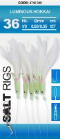 Spro Salt Rig 36 Brandungsvorfächer Luminous Hokkai Gr. 1/0 3/0 127cm
