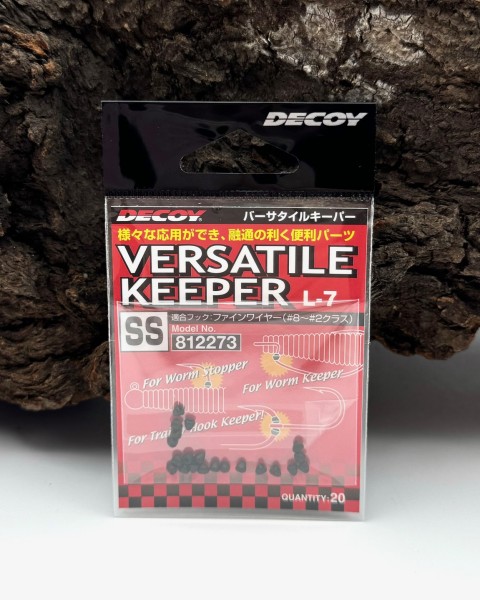 Decoy Versatile Keeper 20 Stk. Gr. SS S M L Gummiperle