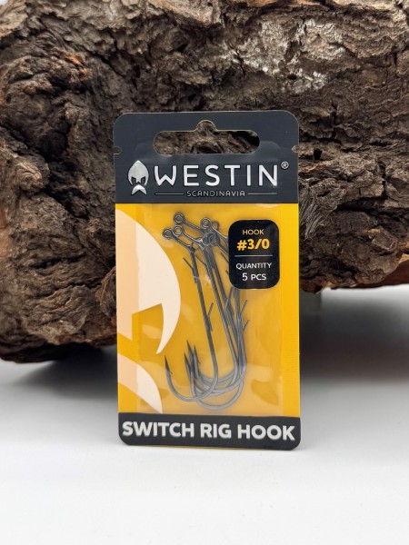 Westin Switch Rig Hook Haken Black Nickel Gr. 1 1/0 2/0 3/0 4/0
