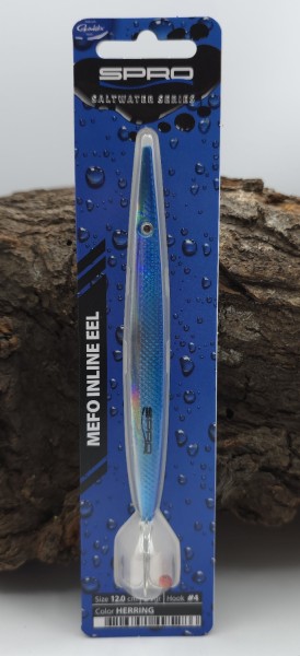 Spro Mefo Inline Eel 120mm 24g 6 Farben Meerforellenblinker Zink