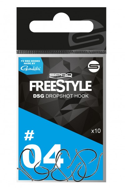 Spro Freestyle DSG Hooks Gr. 4 6 Dropshot Haken