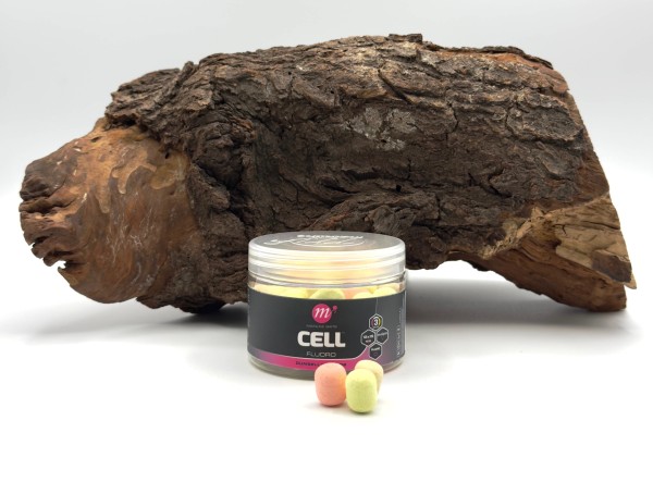 Mainline Fluoro Dumbell Wafters 12x15mm Pink Gelb Weiß 150ml Dose