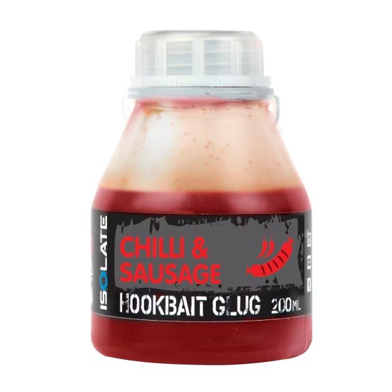 Shimano Isolate Hookbait Glug 200ml Chilli Sausage & Scopex Liver