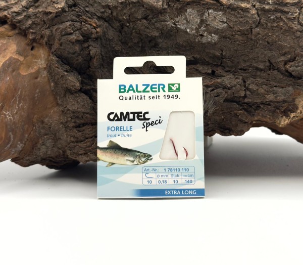 Balzer Camtec Speci Forelle/Sbiro Rot 140cm Gr. 4 6 8 10 12